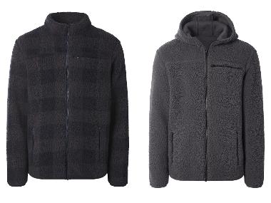 ESMARA MEN Veste en polaire teddy pour hommes