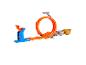 Ensemble de jeu Hot Wheels avec boucle, lanceur Bigfoot et tasses cibles