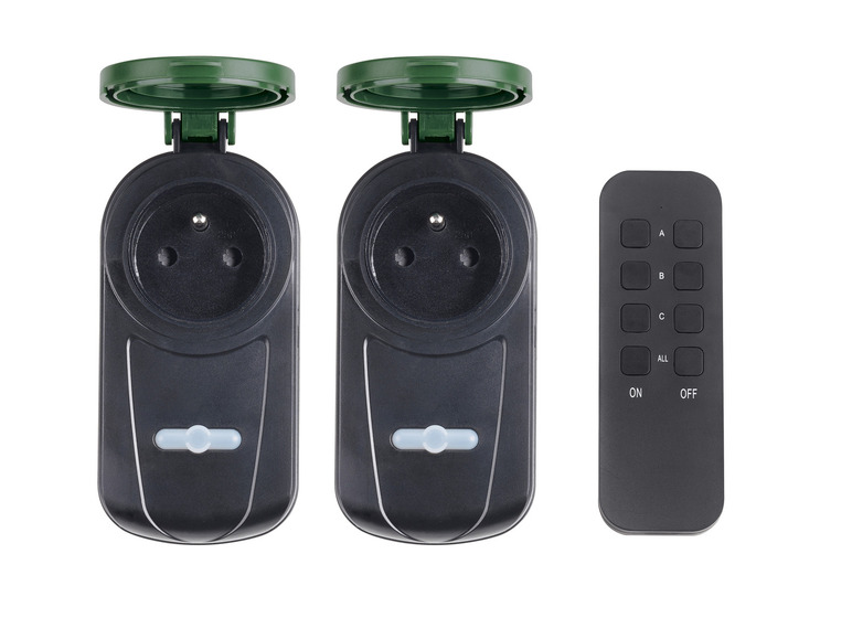 Aller en mode plein écran PARKSIDE® Set de prises télécommandées pour extérieur - Photo 1