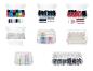 Assortiment connectoren, Parkside krimpkousen en kabelbinders.