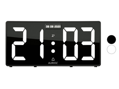 AURIOL® Radio réveil XXL, DAB+