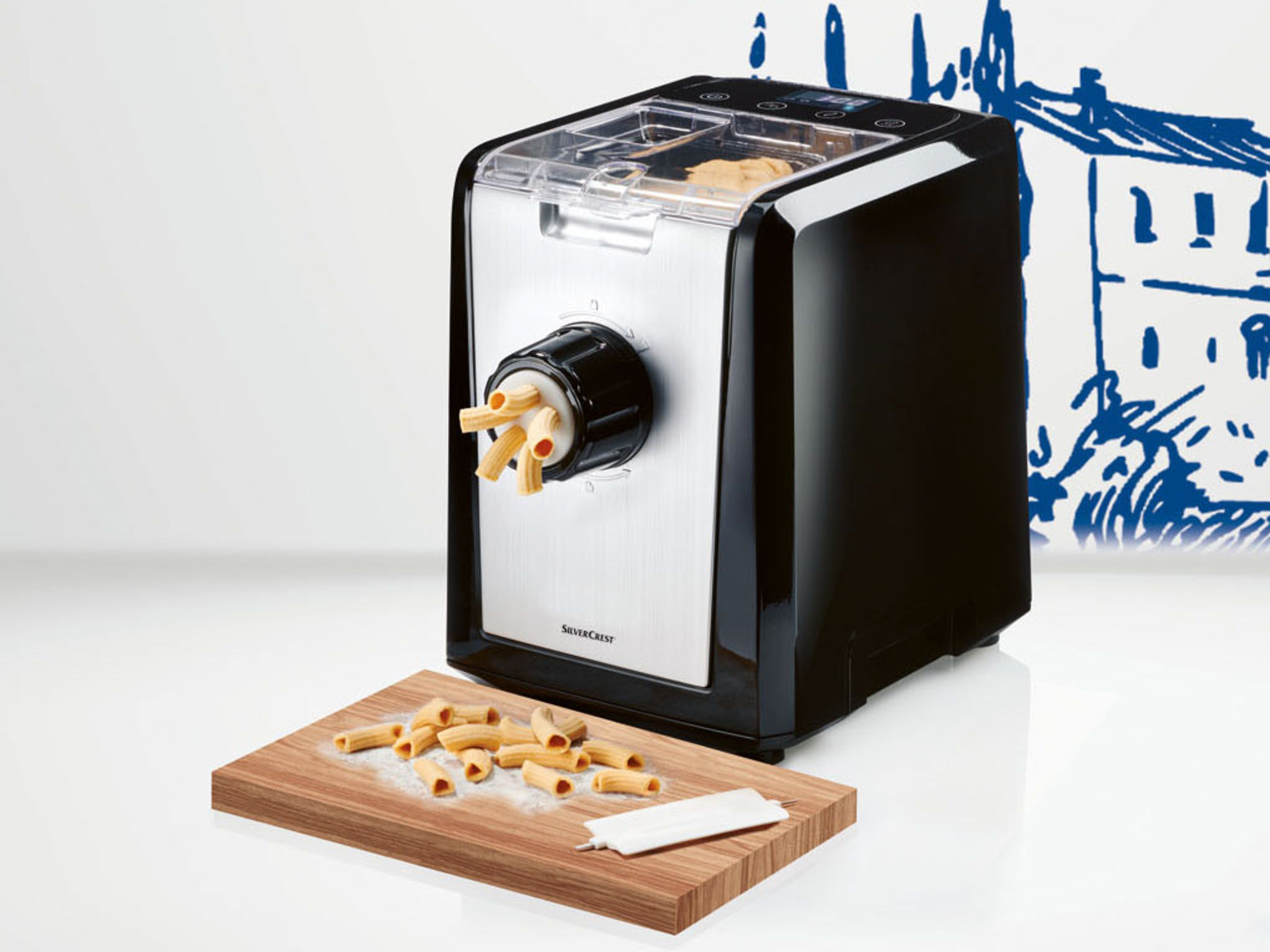 erotisch Asser Oppervlakkig SILVERCREST® Elektrische pastamachine, 220 W, 8 opzets…