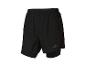Zwarte Crivit sport shorts met ingebouwde short.