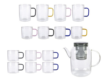 Set de verres ou théière ERNESTO®, en verre borosilicate