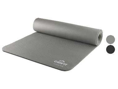 CRIVIT Tapis de gymnastique avec sangle de transport, 180 x 1 x 58 cm.