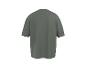 T-shirt gris à manches courtes, vue de dos