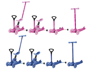 Playtive Trottinette 4 en 1 avec stabilisateurs