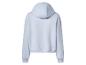 Sweat à capuche bleu clair, vue de dos