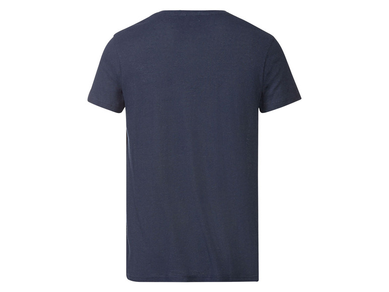Ga naar volledige schermweergave: LIVERGY® Nauwaansluitend t-shirt van een linnenmix - afbeelding 7