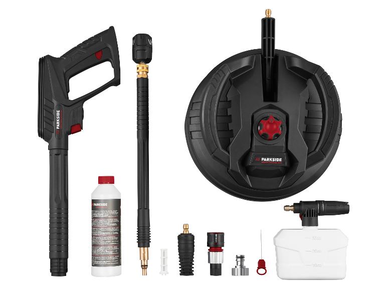 PARKSIDE PERFORMANCE hogedrukreinigerset met pistool, slang, reinigingsmiddel en accessoires