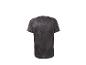 Sport-T-shirt met korte mouwen en geometrisch patroon, achteraanzicht.