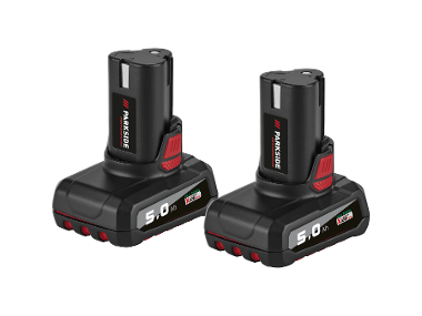 PARKSIDE PERFORMANCE® Set de Batteries 12 V, 5 Ah, avec Cell Balancing