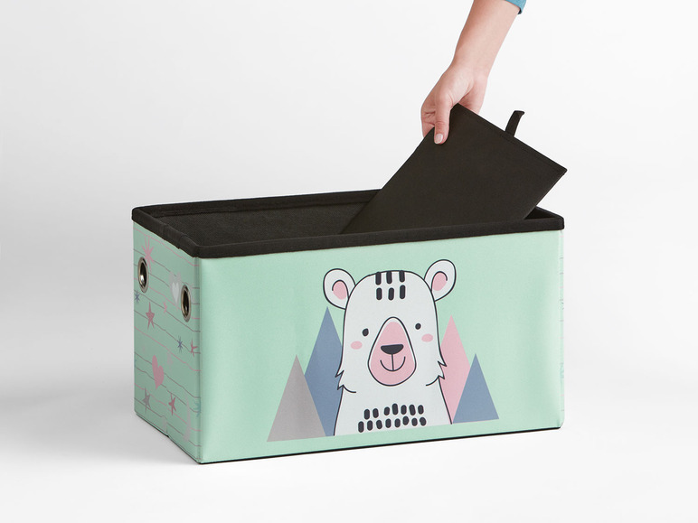 Aller en mode plein écran LIVARNO home Banc-coffre avec espace de rangement, 50 x 30 x 30 cm - Photo 5