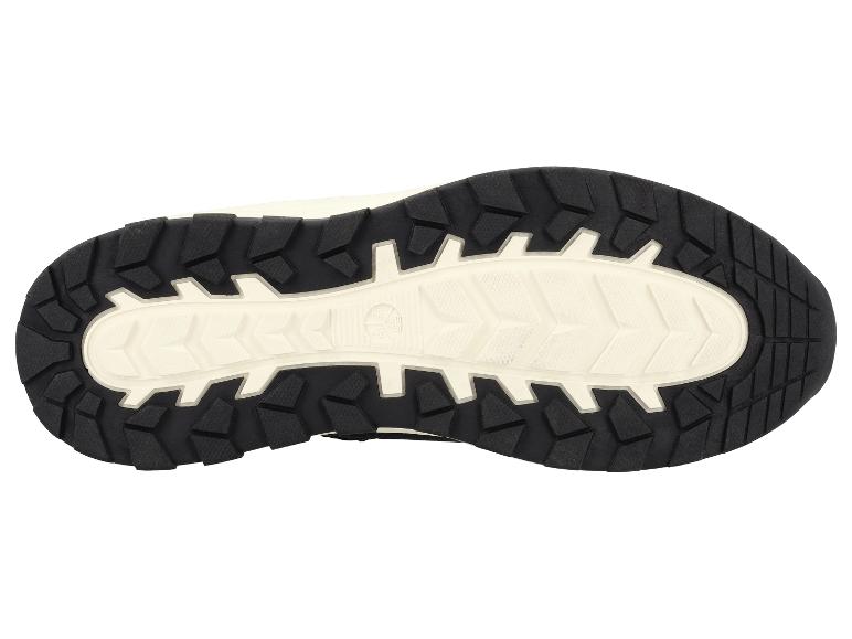 Semelle noire et blanche d'une chaussure Timberland