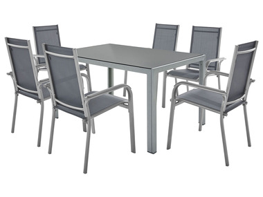 LIVARNO home Aluminium tuinset »Houston«, 7-delig