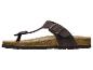 Bruine sandalen met kurkzool en metalen gesp