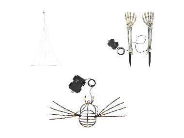 Décoration de jardin d'Halloween, avec minuterie