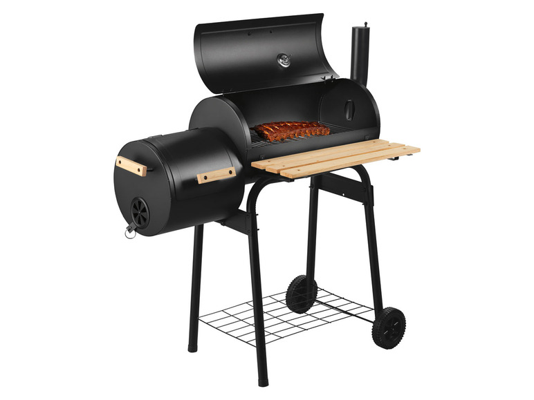 Ga naar volledige schermweergave: GRILLMEISTER Houtskool smoker barbecue - afbeelding 6