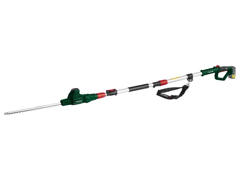 Taille-haie télescopique Parkside : outil d'entretien de jardin.