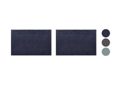 LIVARNO® Tapis de douche en éponge, 2 pièces