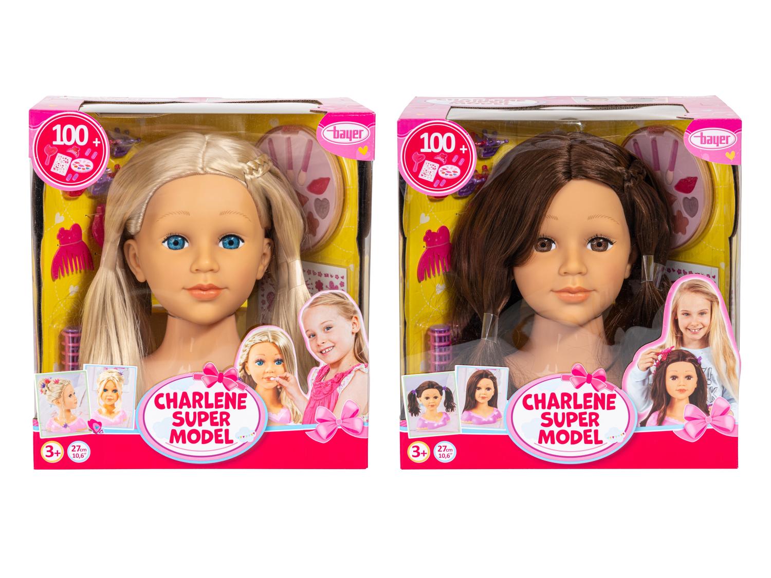 Bayer Design - Tete A Coiffer Charlene Super Model Blonde Avec Maquillage à Prix Bayer Design - Tete A Coiffer Charlene Super Model Blonde Avec Maquillage à Prix