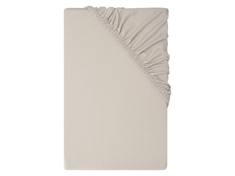 Drap-housse beige clair