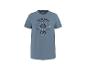 Blauw heren T-shirt met een 'Maritime Classic and Vintage Sailing' opdruk.