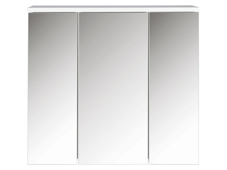 Aller en mode plein écran LIVARNO home Armoire de toilette à miroir, 66 x 64 x 16,5 cm - Photo 1