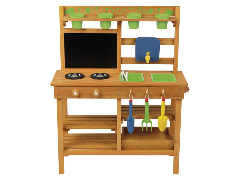 Ga naar volledige schermweergave: Playtive Houten buitenspeelkeuken - afbeelding 2