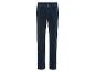 Donkerblauwe corduroy broek voor heren.