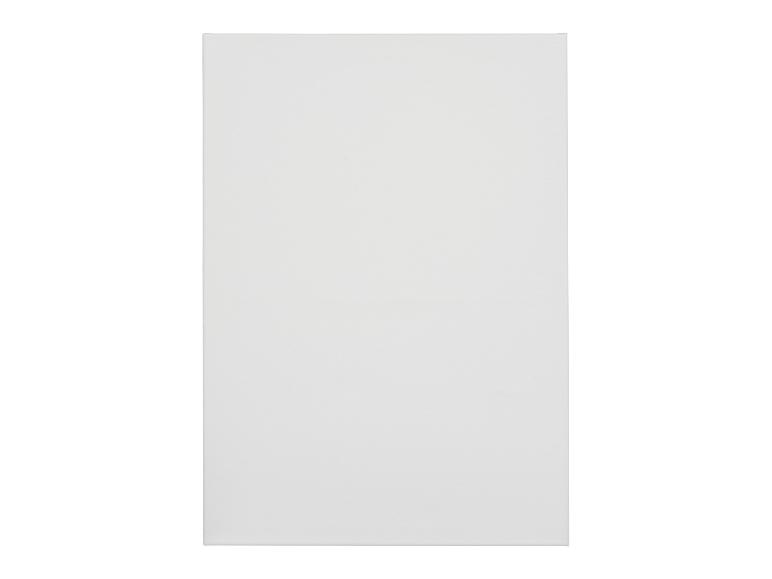 Une toile blanche vide.