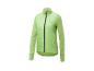 Veste de sport vert lime avec panneau avant matelassé et fermeture éclair noire