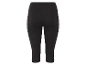 Leggings capri noires en coton.