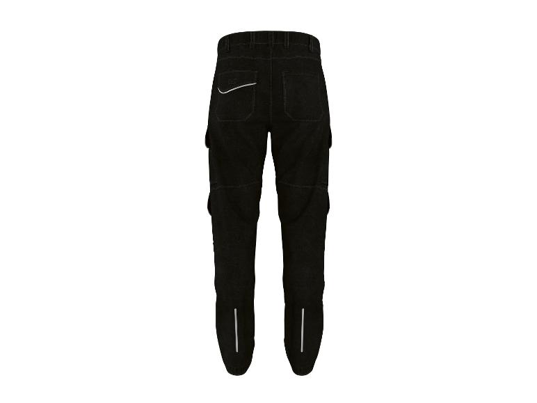 Zwarte werkbroek met reflecterende details