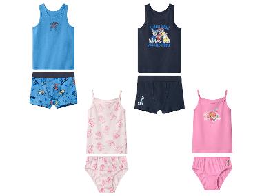 LUPILU® Ensemble de sous-vêtements »Pat' Patrouille« pour enfants, 2 pièces