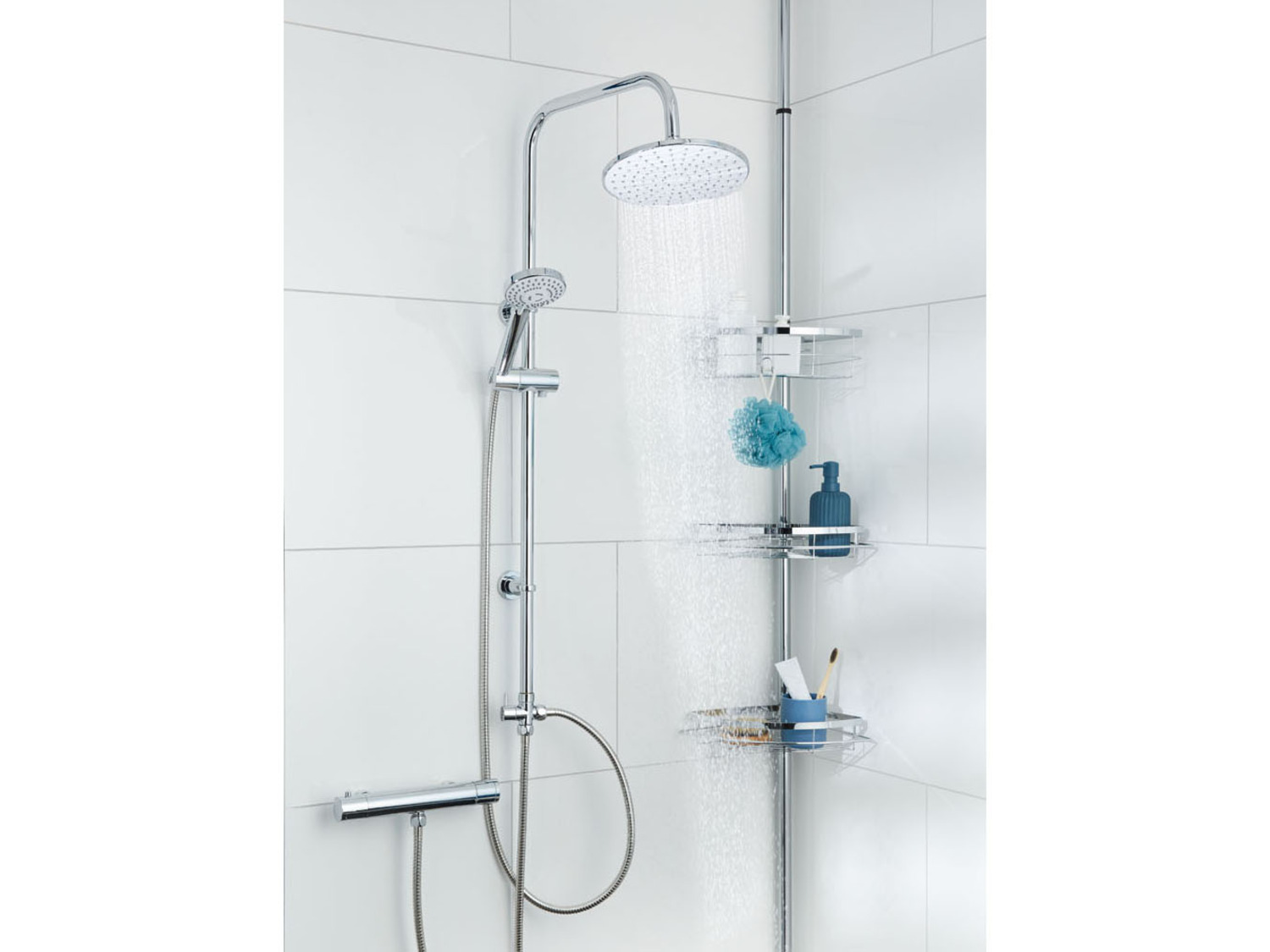 LIVARNO home Étagère de douche télescopique Lidl.be