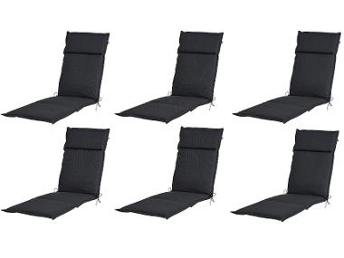 Lot de 6 coussins pour chaise de jardin, 167 x 50 cm LIVARNO home