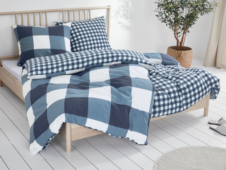 Ga naar volledige schermweergave: LIVARNO home Dekbedovertrek van een katoenmix, 240 x 220 cm - afbeelding 4