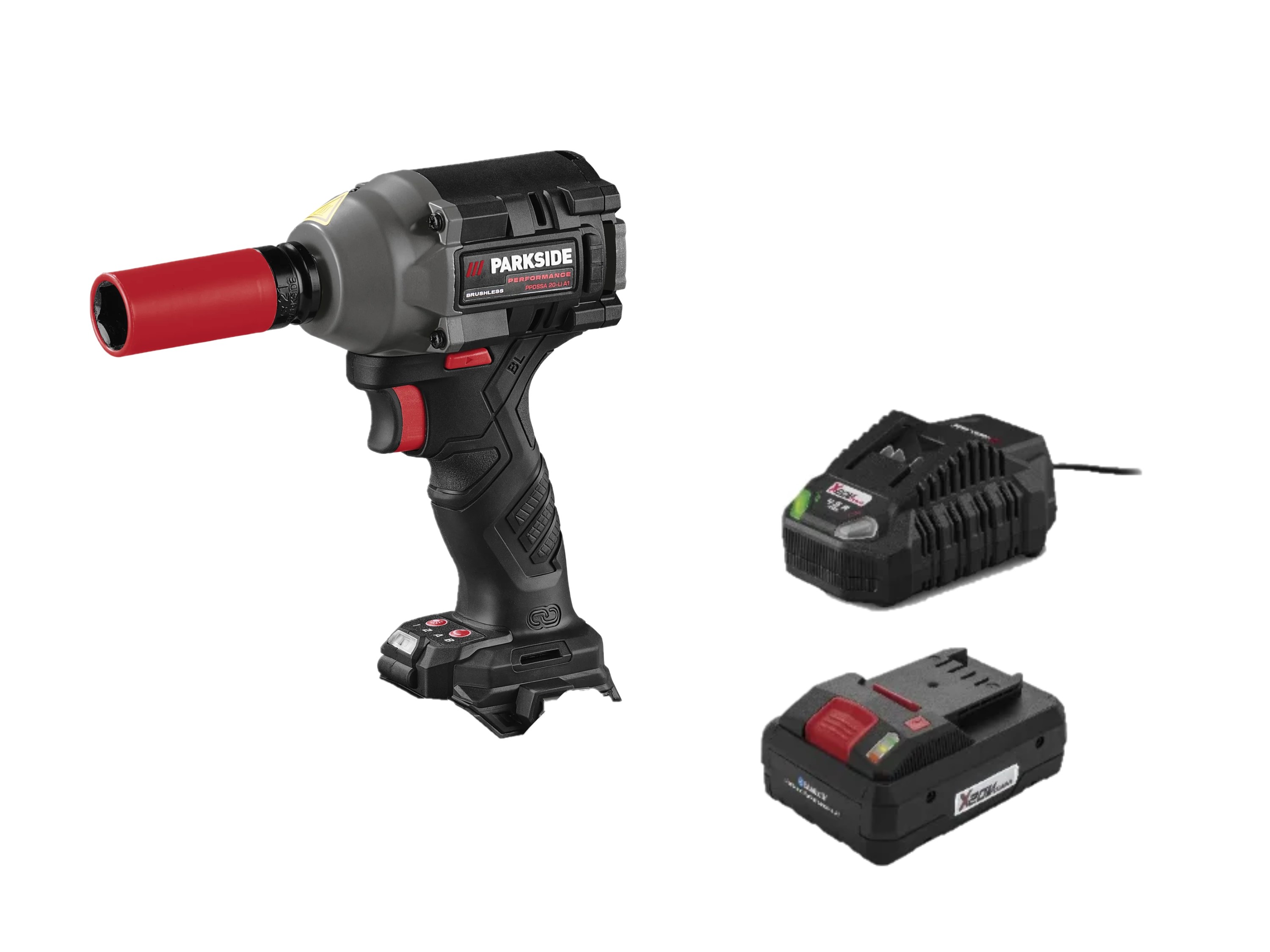 Slagschroevendraaier 20 V met smart accu en oplader PARKSIDE PERFORMANCE® PPDSSA20
