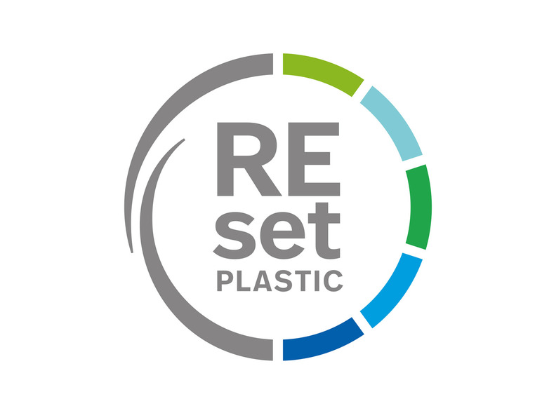 Aller en mode plein écran Poubelle à double compartiment, plastique recyclé - Photo 5