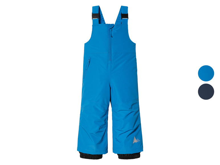 Blauwe sneeuwbroek met bretels
