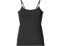 Zwarte dames top met spaghettibandjes