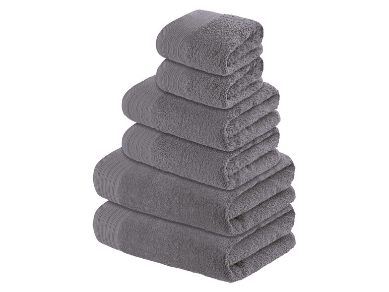 Ga naar volledige schermweergave: LIVARNO home Handdoek, set van 6 - afbeelding 2