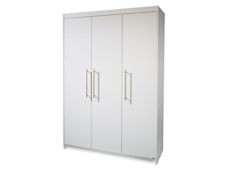 Witte kledingkast met drie deuren