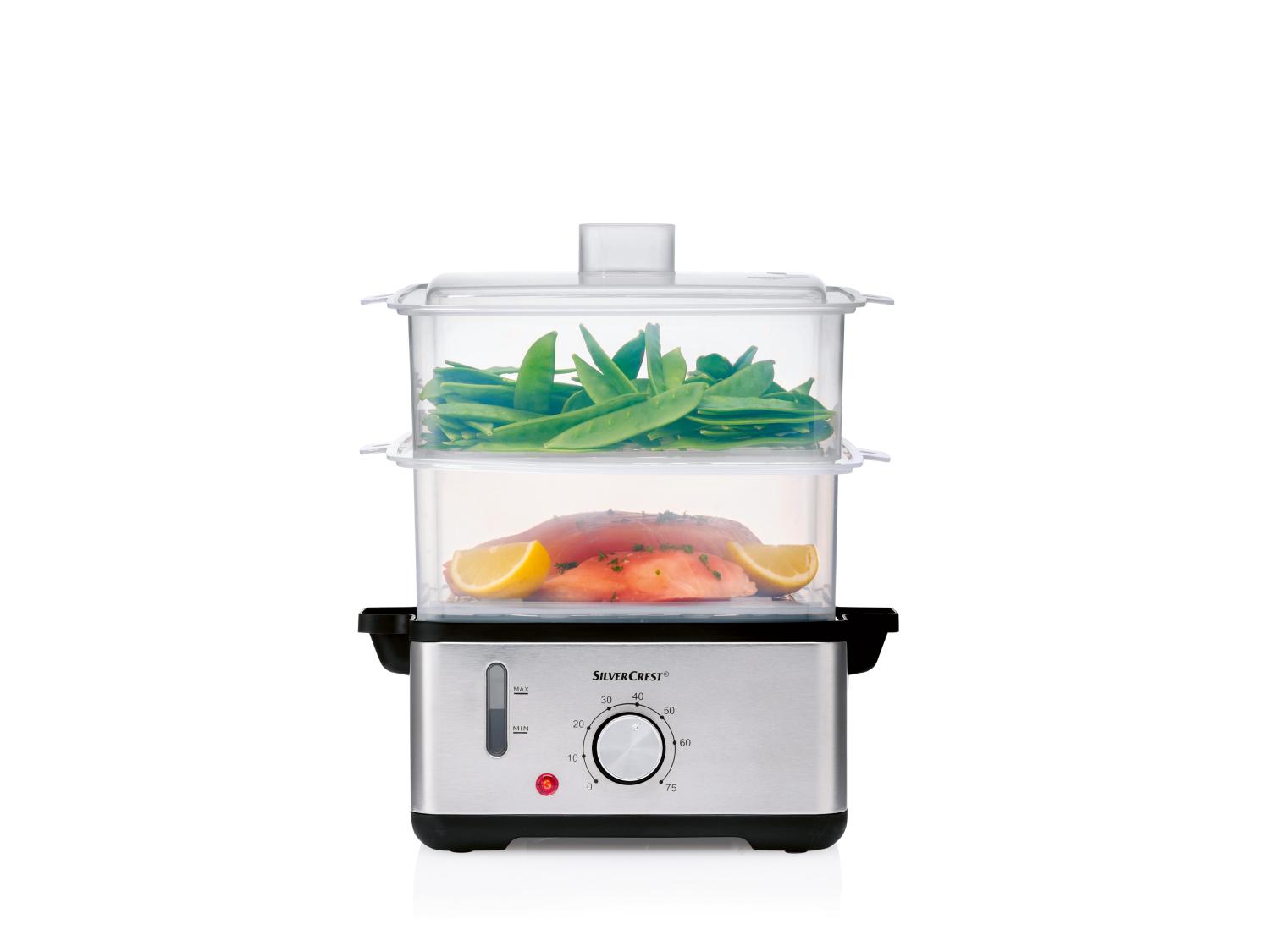 Aazon Basics Autocuiseur avec Vapeur en Acier Inoxydable à Induction