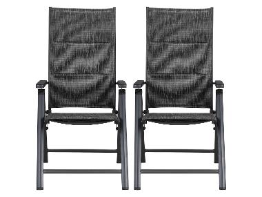 LIVARNO® Chaise de jardin en aluminium »Toronto«, 2 pièces