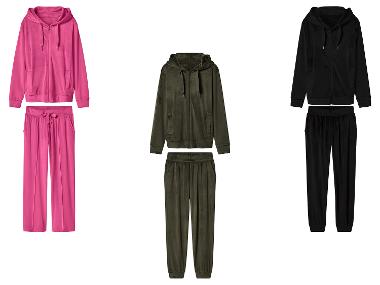 ESMARA® Ensemble d'intérieur en velours pour femmes, 2 pièces