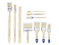 Assortiment verfkwasten van Parkside, inclusief brede en smalle kwasten.