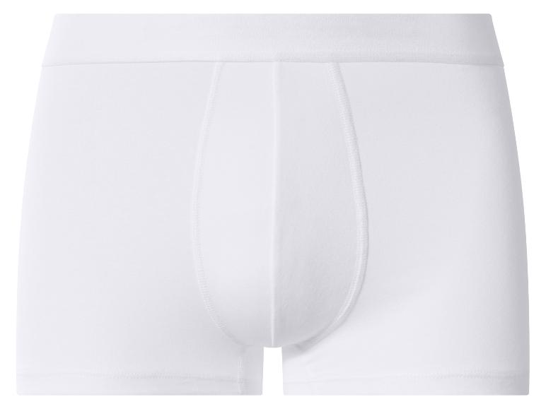 Witte katoenen boxershorts voor heren.