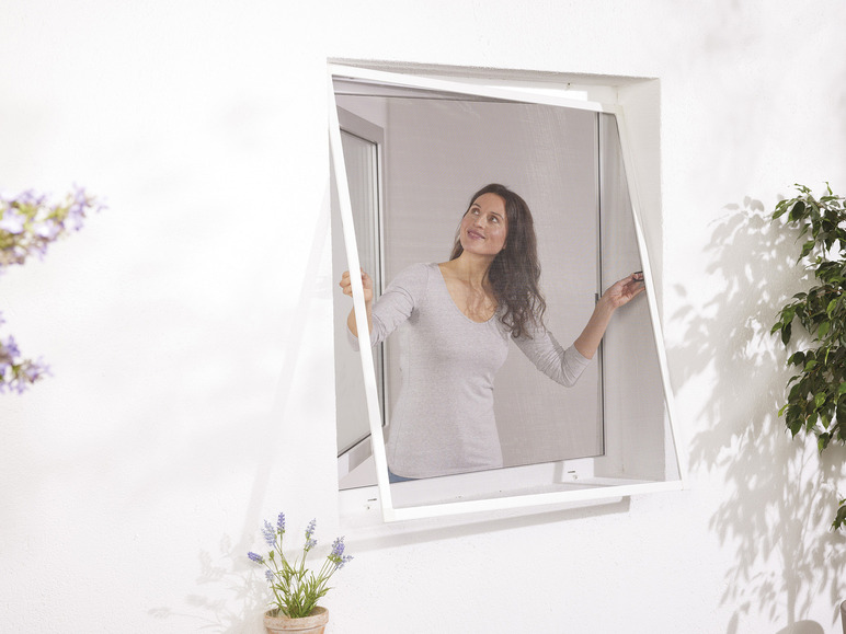 Ga naar volledige schermweergave: LIVARNO home Aluminium vliegenraam, 100 x 120 cm - afbeelding 2